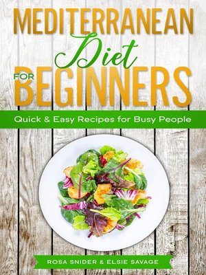cover image of Mediterranean Diet for Beginners